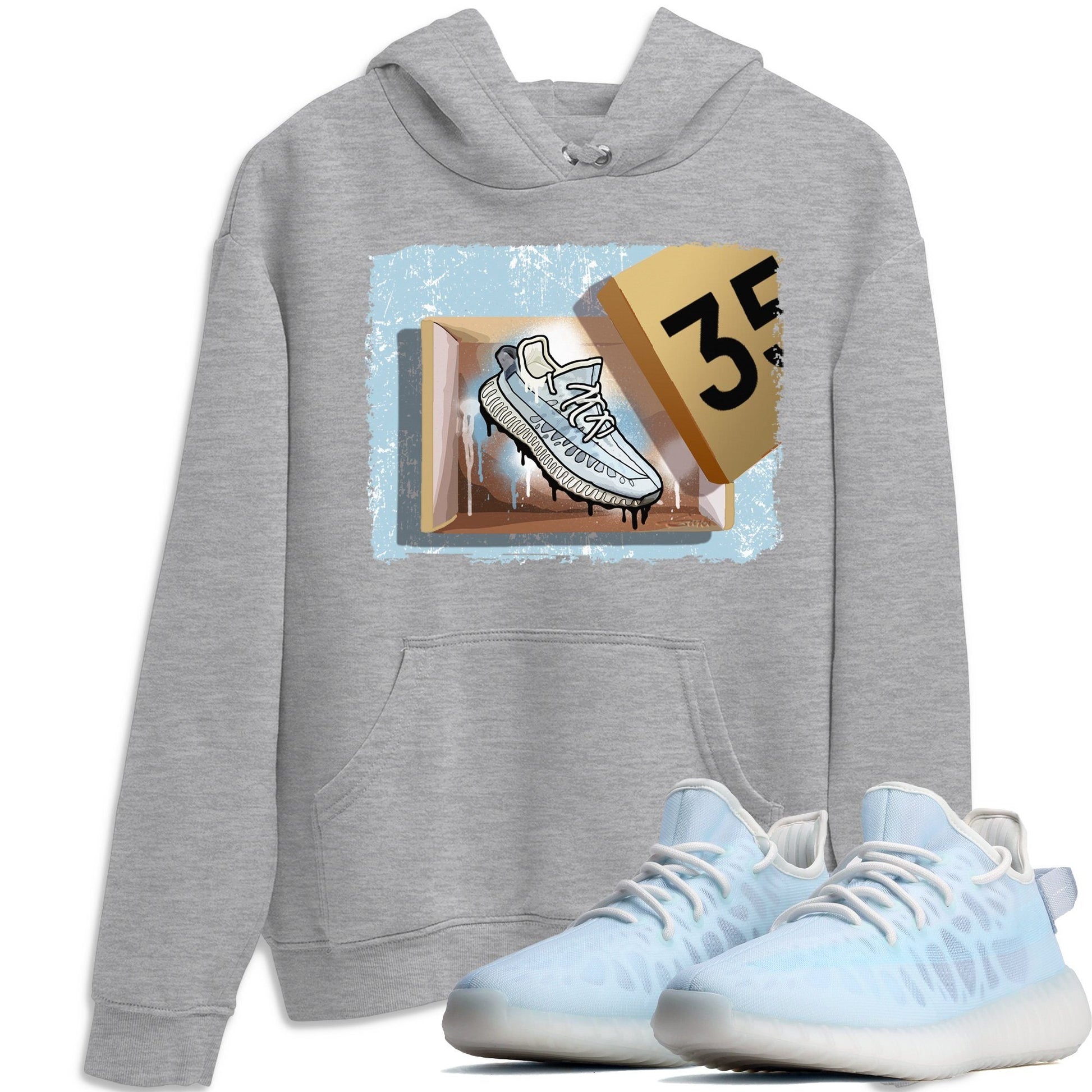 Yeezy 350 Mono Ice Sneaker Match Tees New Kicks Sneaker Tees Yeezy 350 Mono Ice Sneaker Release Tees Unisex Shirts