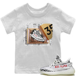 Yeezy 350 Zebra Sneaker Match Tees New Kicks Sneaker Tees Yeezy 350 Zebra Sneaker Release Tees Kids Shirts