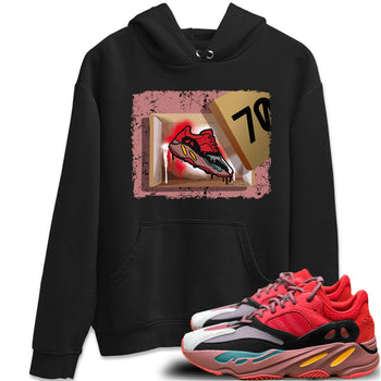 Yeezy 700 Hi-Res Red Sneaker Match Tees New Kicks Sneaker Tees Yeezy 700 Hi-Res Red Sneaker Release Tees Unisex Shirts