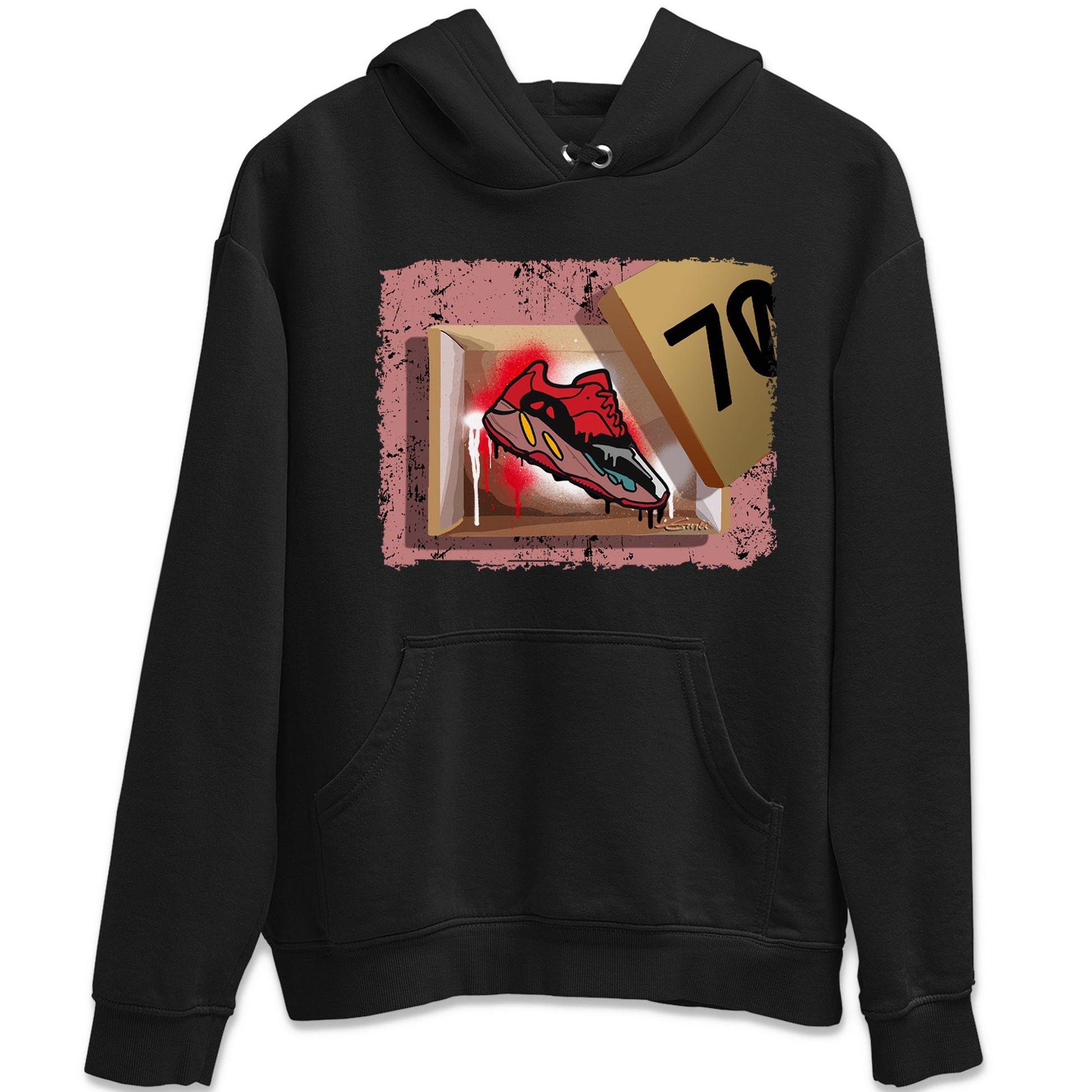 Yeezy 700 Hi-Res Red Sneaker Match Tees New Kicks Sneaker Tees Yeezy 700 Hi-Res Red Sneaker Release Tees Unisex Shirts