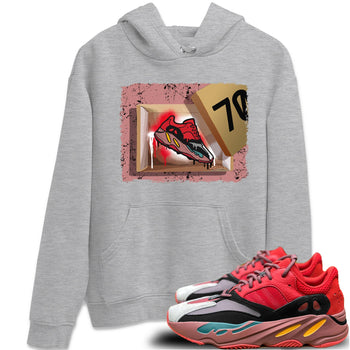 Yeezy 700 Hi-Res Red Sneaker Match Tees New Kicks Sneaker Tees Yeezy 700 Hi-Res Red Sneaker Release Tees Unisex Shirts
