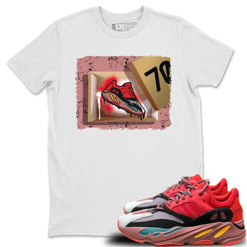 Yeezy 700 Hi-Res Red Sneaker Match Tees New Kicks Sneaker Tees Yeezy 700 Hi-Res Red Sneaker Release Tees Unisex Shirts