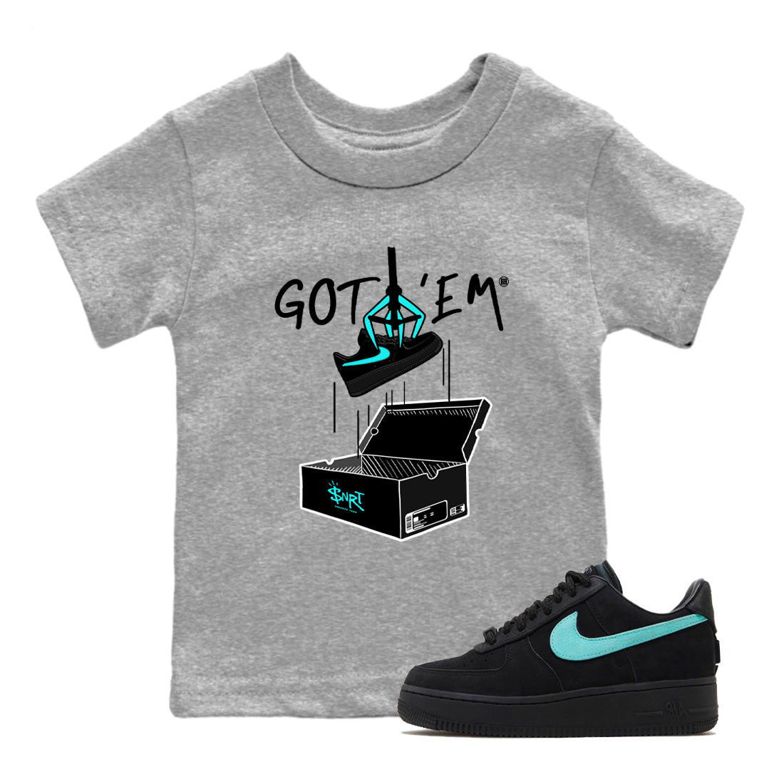 Air Force 1 x Tiffany | New Treasure Hunter Baby Shirt | SNRT Sneaker ...