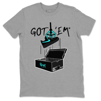 Air Force 1 x Tiffany shirt to match jordans New Treasure Hunter sneaker tees Air Force 1 Tiffany SNRT Sneaker Release Tees unisex cotton Heather Grey 2 crew neck shirt