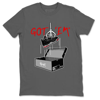 AJ4 Bred Reimagined shirt to match jordans New Treasure Hunter sneaker tees Air Jordan 4 Bred Reimagined SNRT Sneaker Release Tees unisex cotton Cool Grey 2 crew neck shirt