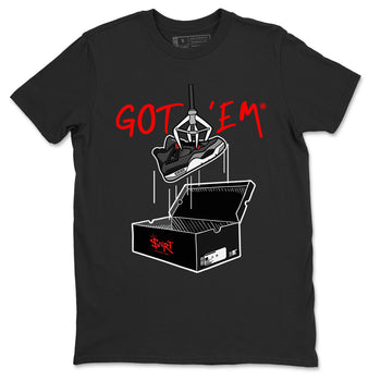 Air Jordan 4 Infrared shirt to match jordans New Treasure Hunter sneaker tees Air Jordan 4 Retro Infrared SNRT Sneaker Release Tees unisex cotton Black 2 crew neck shirt