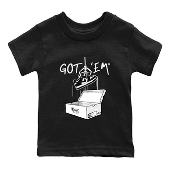 Dunk Low Panda shirt to match jordans New Treasure Hunter sneaker tees Dunk Panda SNRT sneaker release tees baby toddler Black 2 cotton Shirt