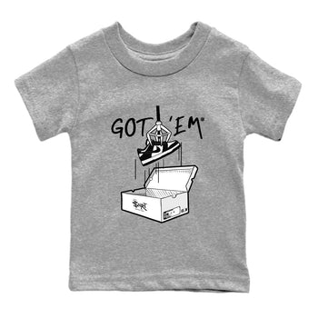 Dunk Low Panda shirt to match jordans New Treasure Hunter sneaker tees Dunk Panda SNRT sneaker release tees baby toddler Heather Grey 2 cotton Shirt