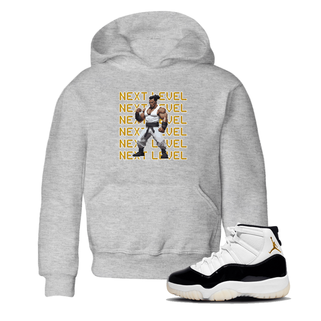 11s Gratitude shirt to match jordans Next Level sneaker tees Air Jordan 11 Gratitude SNRT Sneaker Tees Sneaker Matching Shirt Baby Toddler Heather Grey 1 T-Shirt
