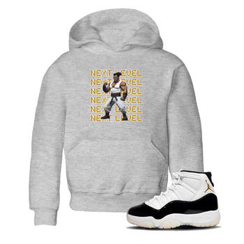 11s Gratitude shirt to match jordans Next Level sneaker tees Air Jordan 11 Gratitude SNRT Sneaker Tees Sneaker Matching Shirt Baby Toddler Heather Grey 1 T-Shirt