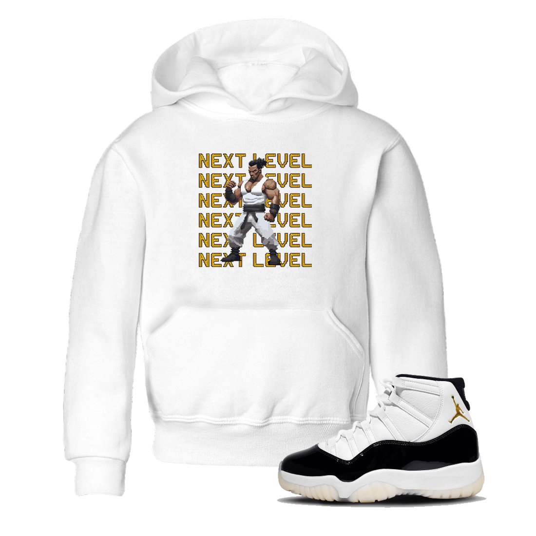 11s Gratitude shirt to match jordans Next Level sneaker tees Air Jordan 11 Gratitude SNRT Sneaker Tees Sneaker Matching Shirt Baby Toddler White 1 T-Shirt