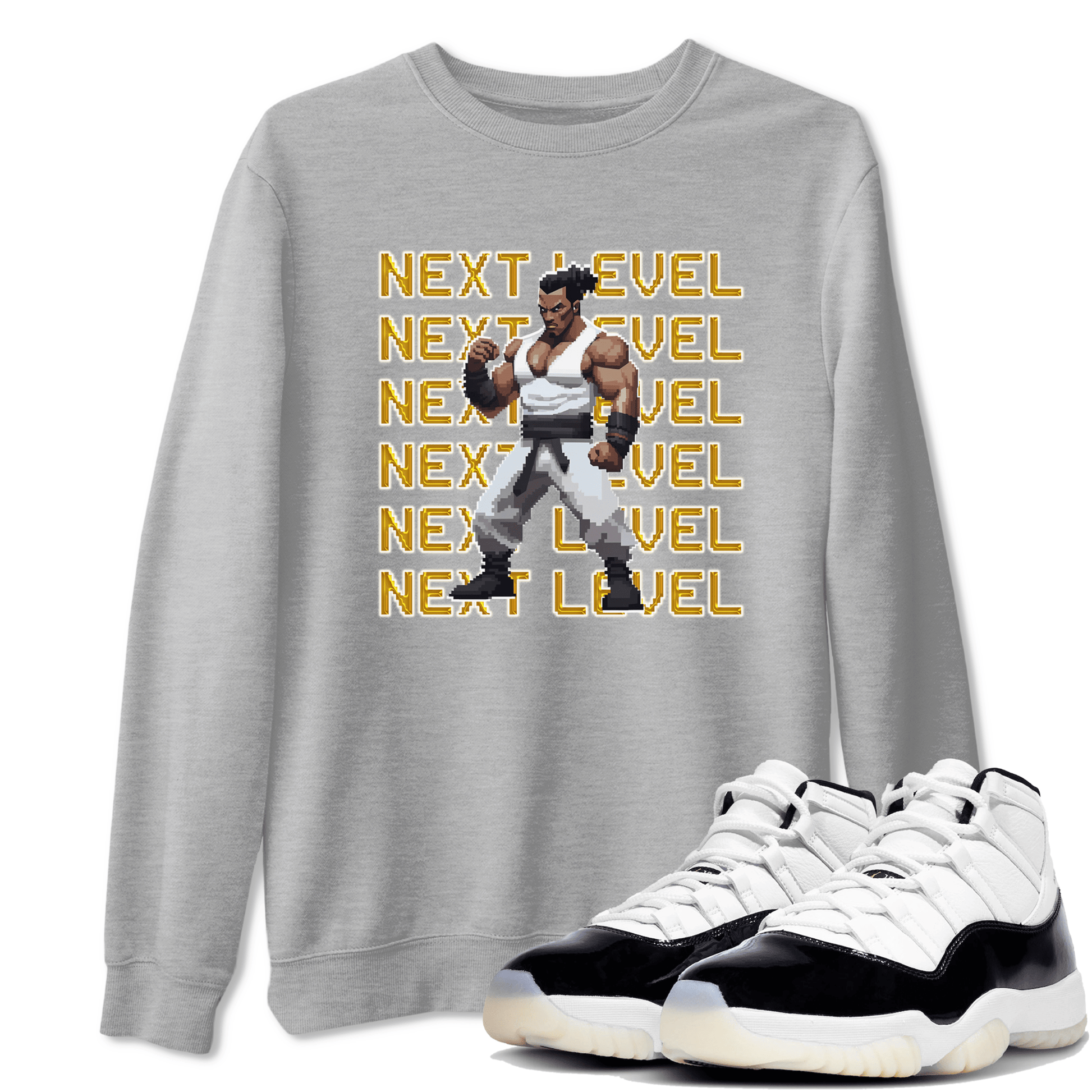 11s Gratitude shirt to match jordans Next Level sneaker tees Air Jordan 11 Gratitude SNRT Sneaker Tees Sneaker Matching Shirt Unisex Heather Grey 1 T-Shirt