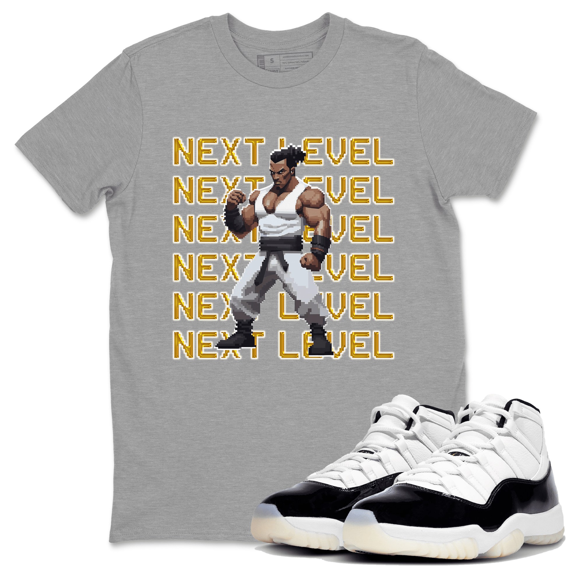 11s Gratitude shirt to match jordans Next Level sneaker tees Air Jordan 11 Gratitude SNRT Sneaker Tees Sneaker Matching Shirt Unisex Heather Grey 1 T-Shirt
