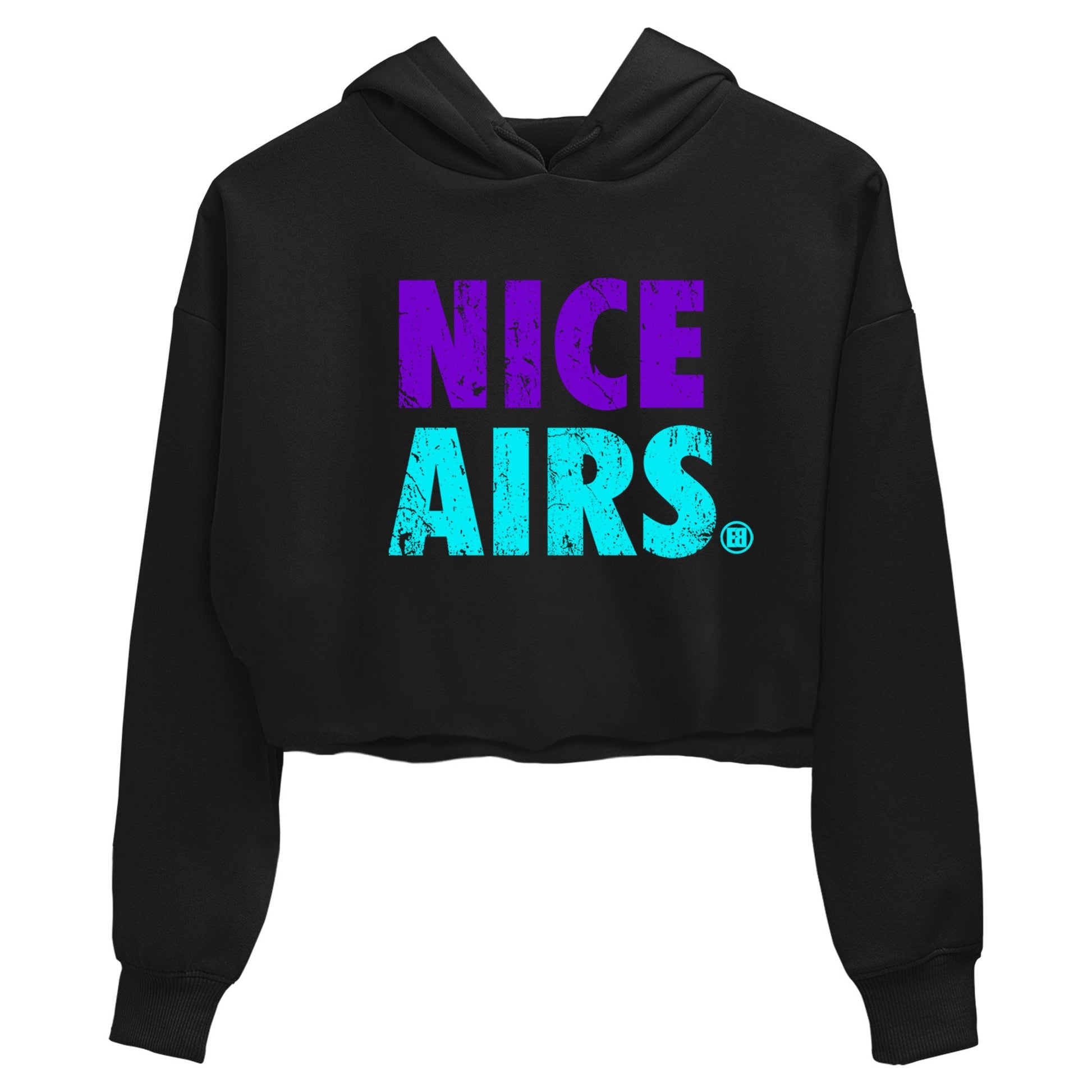 Air Jordan 6 Aqua shirt to match jordans Nice Airs sneaker tees AJ6 Aqua SNRT Sneaker Release Tees Black 2 Crop T-Shirt