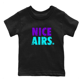 Air Jordan 6 Aqua shirt to match jordans Nice Airs sneaker tees AJ6 Aqua SNRT Sneaker Release Tees Baby Toddler Black 2 T-Shirt