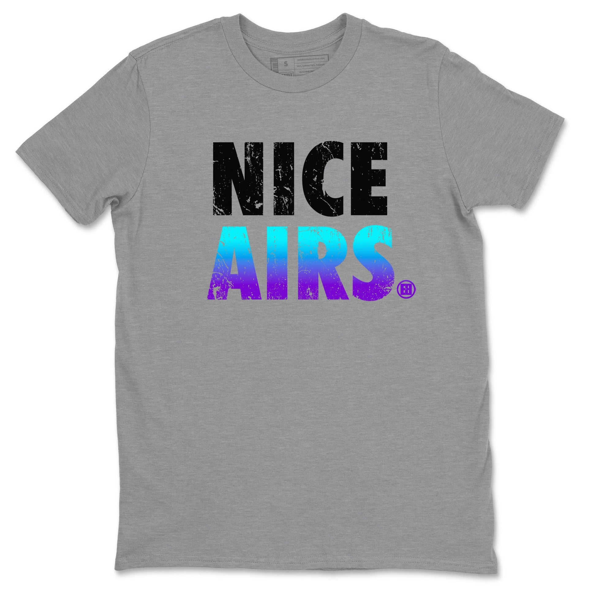 Air Jordan 6 Aqua shirt to match jordans Nice Airs sneaker tees AJ6 Aqua SNRT Sneaker Release Tees Unisex Heather Grey 2 T-Shirt