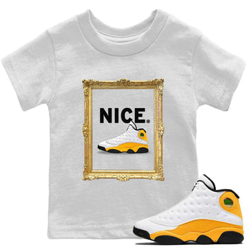 Jordan 13 Del Sol Sneaker Match Tees Nice Sneaker Tees Jordan 13 Del Sol Sneaker Release Tees Kids Shirts