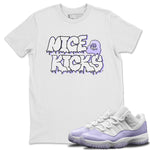 Jordan 11 Pure Violet Sneaker Match Tees Nice Kicks Sneaker Tees Jordan 11 Pure Violet Sneaker Release Tees Unisex Shirts