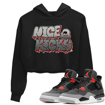 Jordan 4 Infrared Sneaker Match Tees Nice Kicks Sneaker Tees Jordan 4 Infrared Sneaker Release Tees Women's Shirts