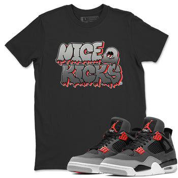 Jordan 4 Infrared Sneaker Match Tees Nice Kicks Sneaker Tees Jordan 4 Infrared Sneaker Release Tees Unisex Shirts