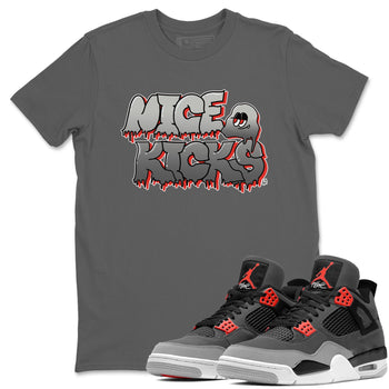 Jordan 4 Infrared Sneaker Match Tees Nice Kicks Sneaker Tees Jordan 4 Infrared Sneaker Release Tees Unisex Shirts