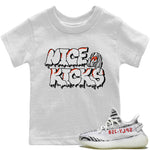 Yeezy 350 Zebra Sneaker Match Tees Nice Kicks Sneaker Tees Yeezy 350 Zebra Sneaker Release Tees Kids Shirts