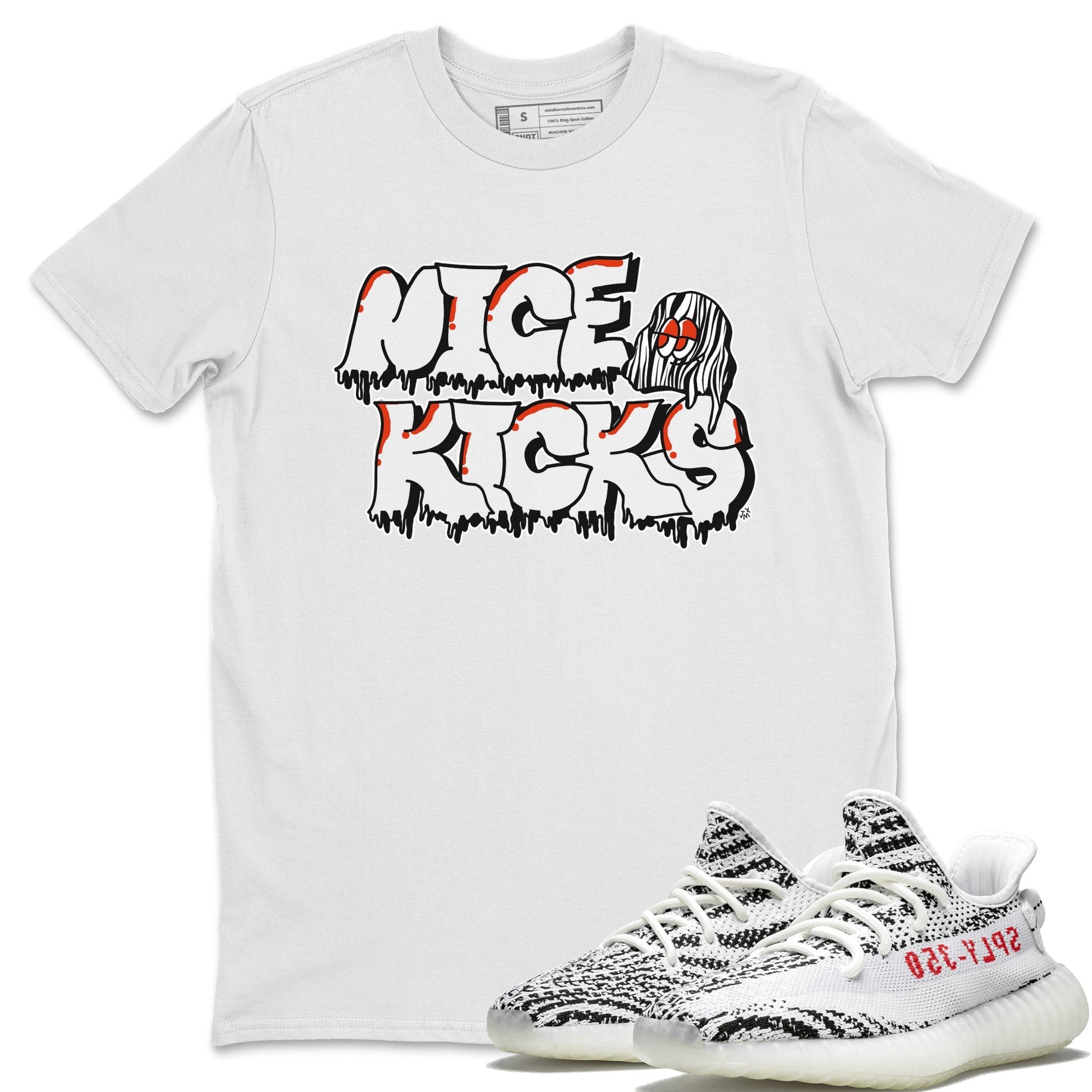 Yeezy 350 Zebra Sneaker Match Tees Nice Kicks Sneaker Tees Yeezy 350 Zebra Sneaker Release Tees Unisex Shirts