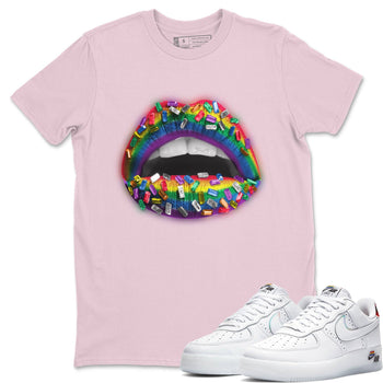 Force 1 Betrue Sneaker Match Tees Lips Jewel Sneaker Tees Force 1 Betrue Sneaker Release Tees Unisex Shirts