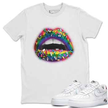 Force 1 Betrue Sneaker Match Tees Lips Jewel Sneaker Tees Force 1 Betrue Sneaker Release Tees Unisex Shirts