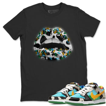 Dunk Chunky Dunky Sneaker Match Tees Lips Jewel Sneaker Tees Dunk Chunky Dunky Sneaker Release Tees Unisex Shirts