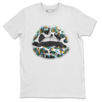 Dunk Chunky Dunky Sneaker Match Tees Lips Jewel Sneaker Tees Dunk Chunky Dunky Sneaker Release Tees Unisex Shirts