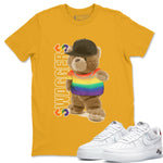 Force 1 Betrue Sneaker Match Tees Bear Swaggers Sneaker Tees Force 1 Betrue Sneaker Release Tees Unisex Shirts