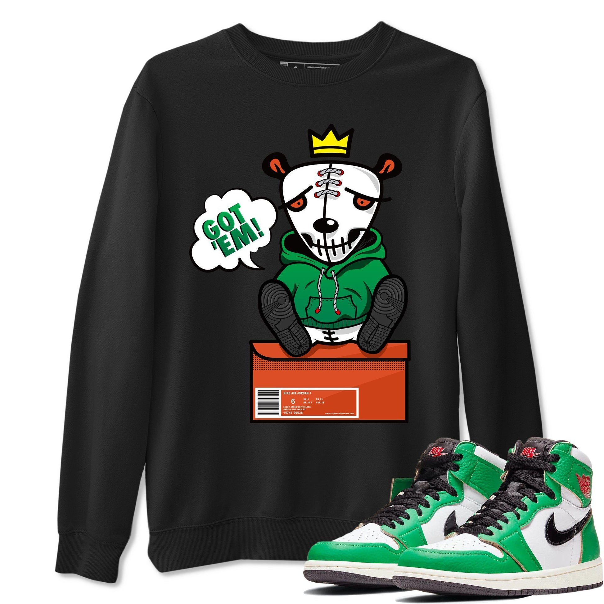 Jordan 1 Lucky Green Sneaker Match Tees Got Em Sneaker Tees Jordan 1 Lucky Green Sneaker Release Tees Unisex Shirts