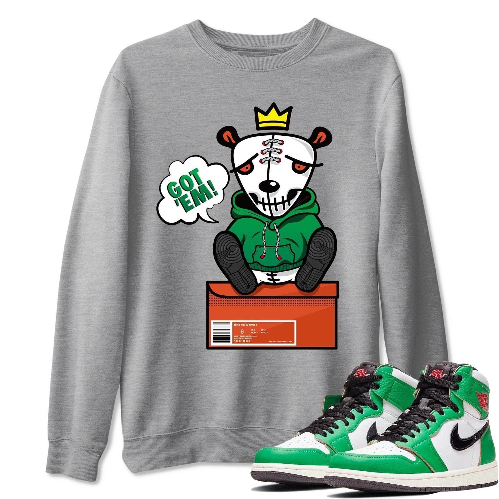 Jordan 1 Lucky Green Sneaker Match Tees Got Em Sneaker Tees Jordan 1 Lucky Green Sneaker Release Tees Unisex Shirts