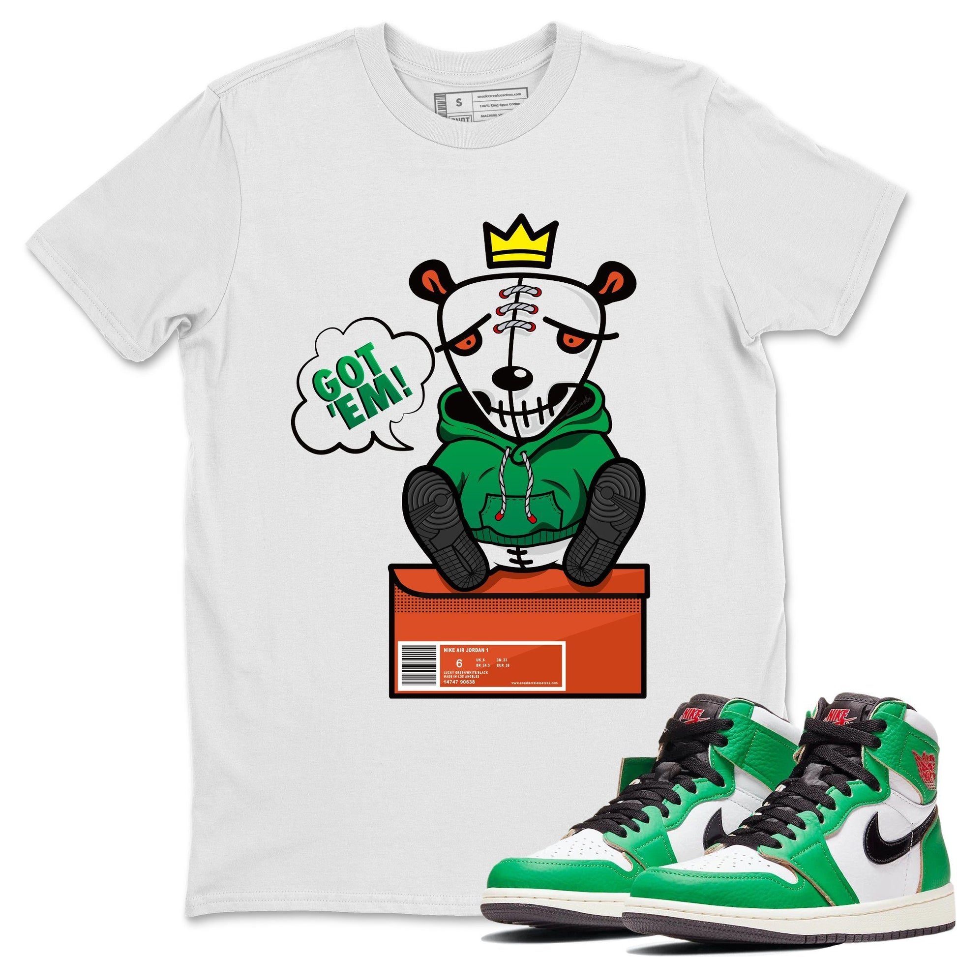 Jordan 1 Lucky Green Sneaker Match Tees Got Em Sneaker Tees Jordan 1 Lucky Green Sneaker Release Tees Unisex Shirts