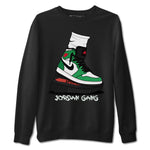 Jordan 1 Lucky Green Sneaker Match Tees Jordan Gang Sneaker Tees Jordan 1 Lucky Green Sneaker Release Tees Unisex Shirts
