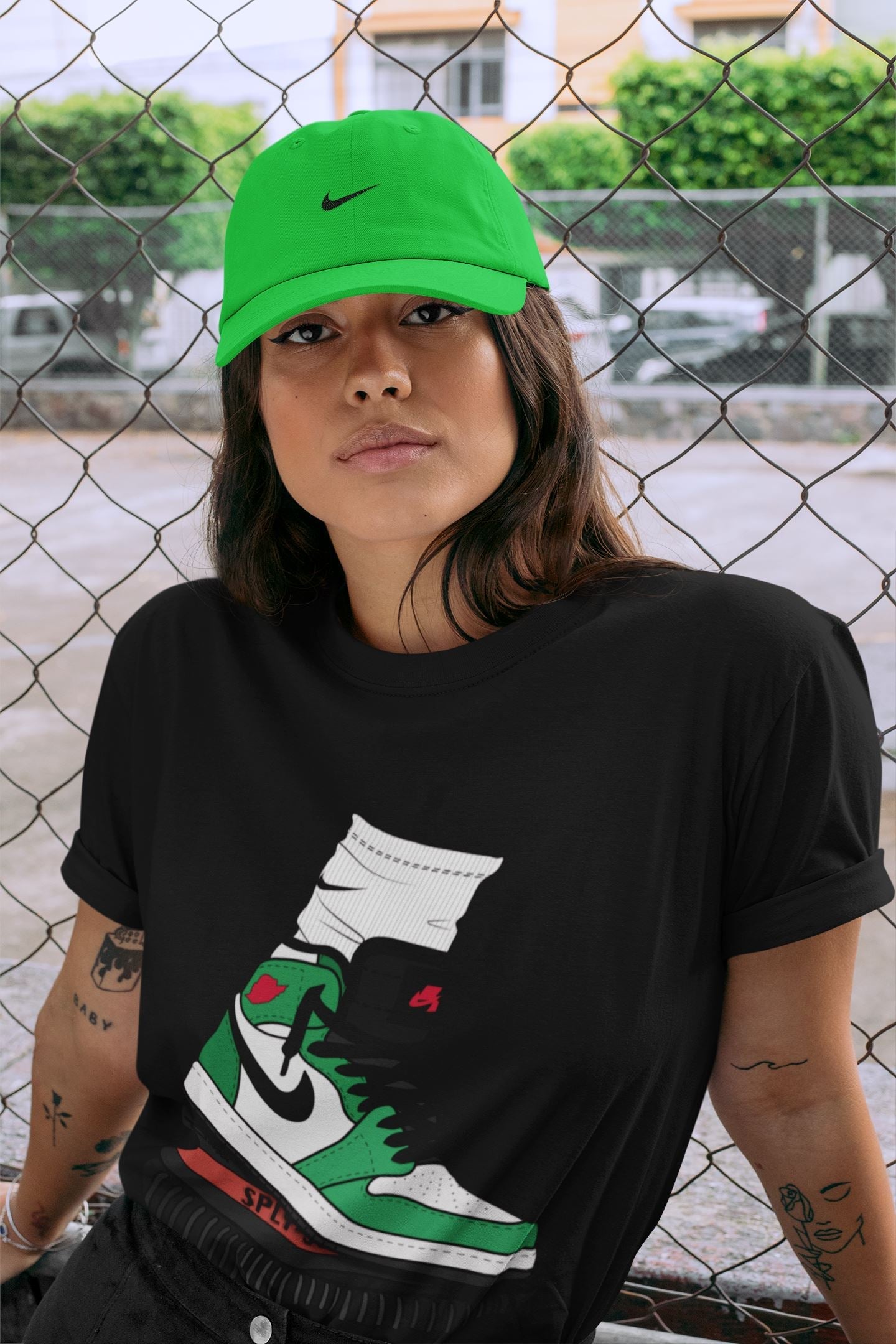 Jordan 1 Lucky Green Sneaker Match Tees Jordan Gang Sneaker Tees Jordan 1 Lucky Green Sneaker Release Tees Unisex Shirts