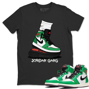 Jordan 1 Lucky Green Sneaker Match Tees Jordan Gang Sneaker Tees Jordan 1 Lucky Green Sneaker Release Tees Unisex Shirts