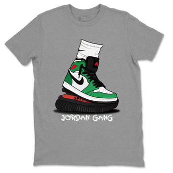 Jordan 1 Lucky Green Sneaker Match Tees Jordan Gang Sneaker Tees Jordan 1 Lucky Green Sneaker Release Tees Unisex Shirts