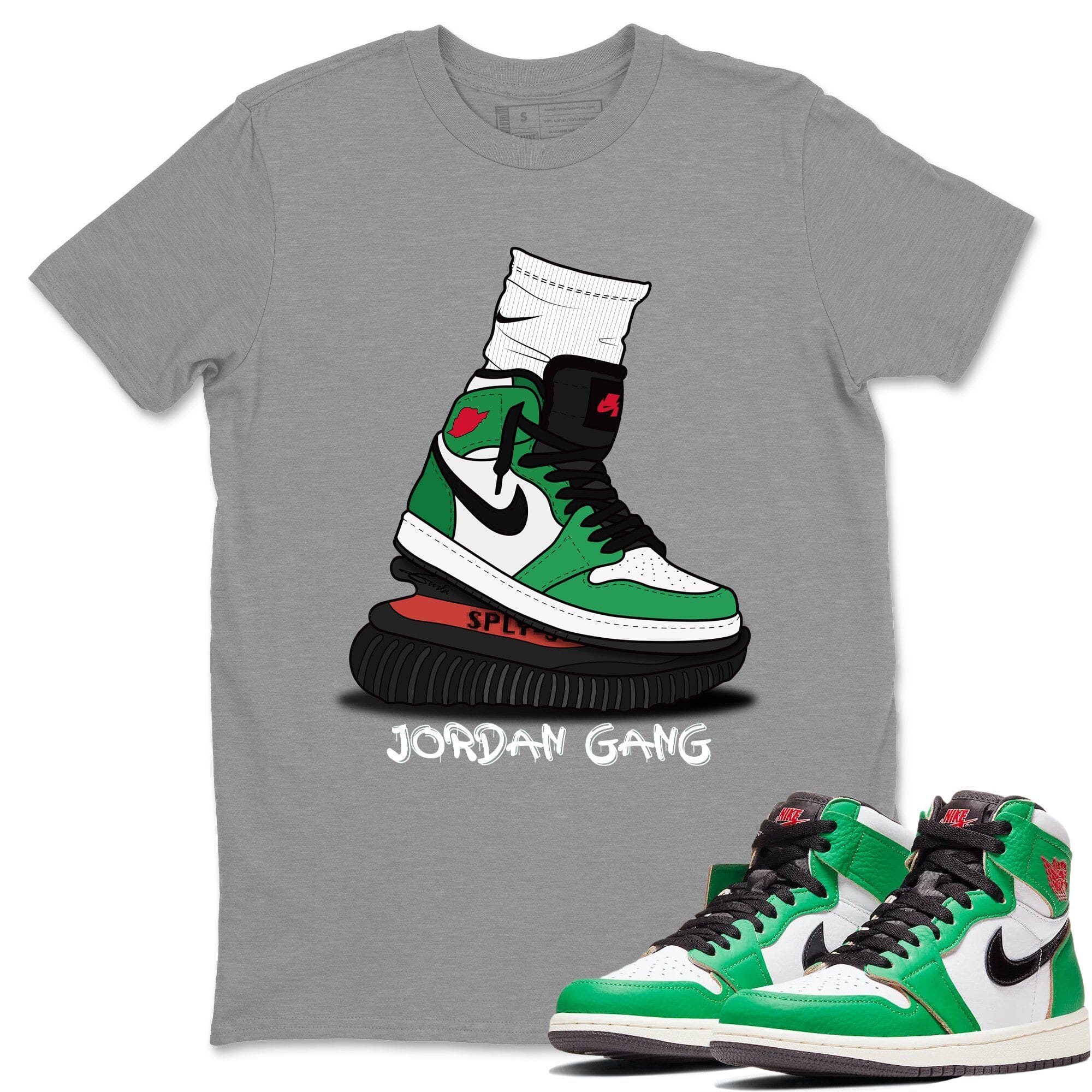 Jordan 1 Lucky Green Sneaker Match Tees Jordan Gang Sneaker Tees Jordan 1 Lucky Green Sneaker Release Tees Unisex Shirts
