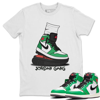 Jordan 1 Lucky Green Sneaker Match Tees Jordan Gang Sneaker Tees Jordan 1 Lucky Green Sneaker Release Tees Unisex Shirts
