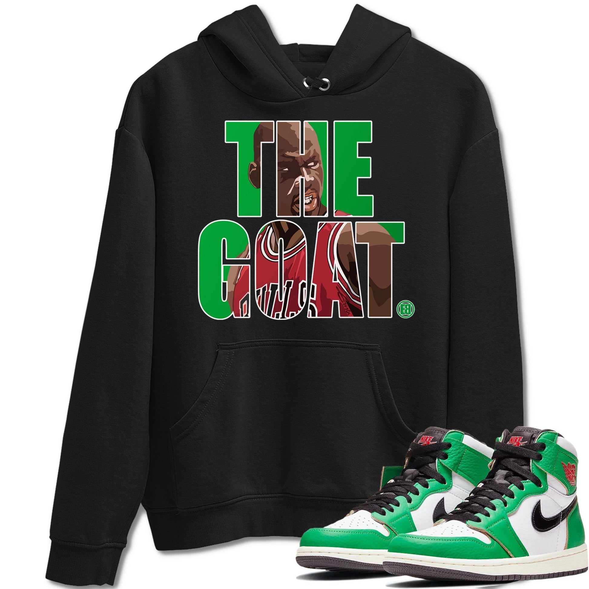 Jordan 1 Lucky Green Sneaker Match Tees The Goat Sneaker Tees Jordan 1 Lucky Green Sneaker Release Tees Unisex Shirts