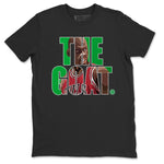 Jordan 1 Lucky Green Sneaker Match Tees The Goat Sneaker Tees Jordan 1 Lucky Green Sneaker Release Tees Unisex Shirts