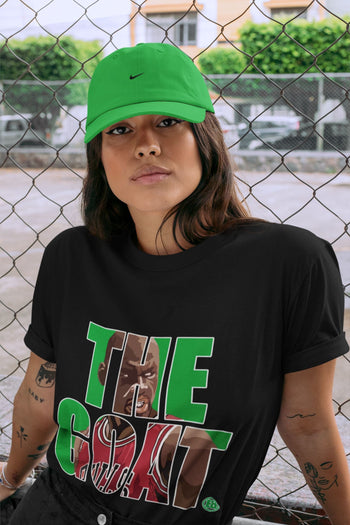 Jordan 1 Lucky Green Sneaker Match Tees The Goat Sneaker Tees Jordan 1 Lucky Green Sneaker Release Tees Unisex Shirts
