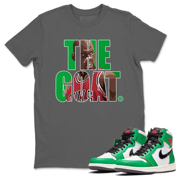 Jordan 1 Lucky Green Sneaker Match Tees The Goat Sneaker Tees Jordan 1 Lucky Green Sneaker Release Tees Unisex Shirts