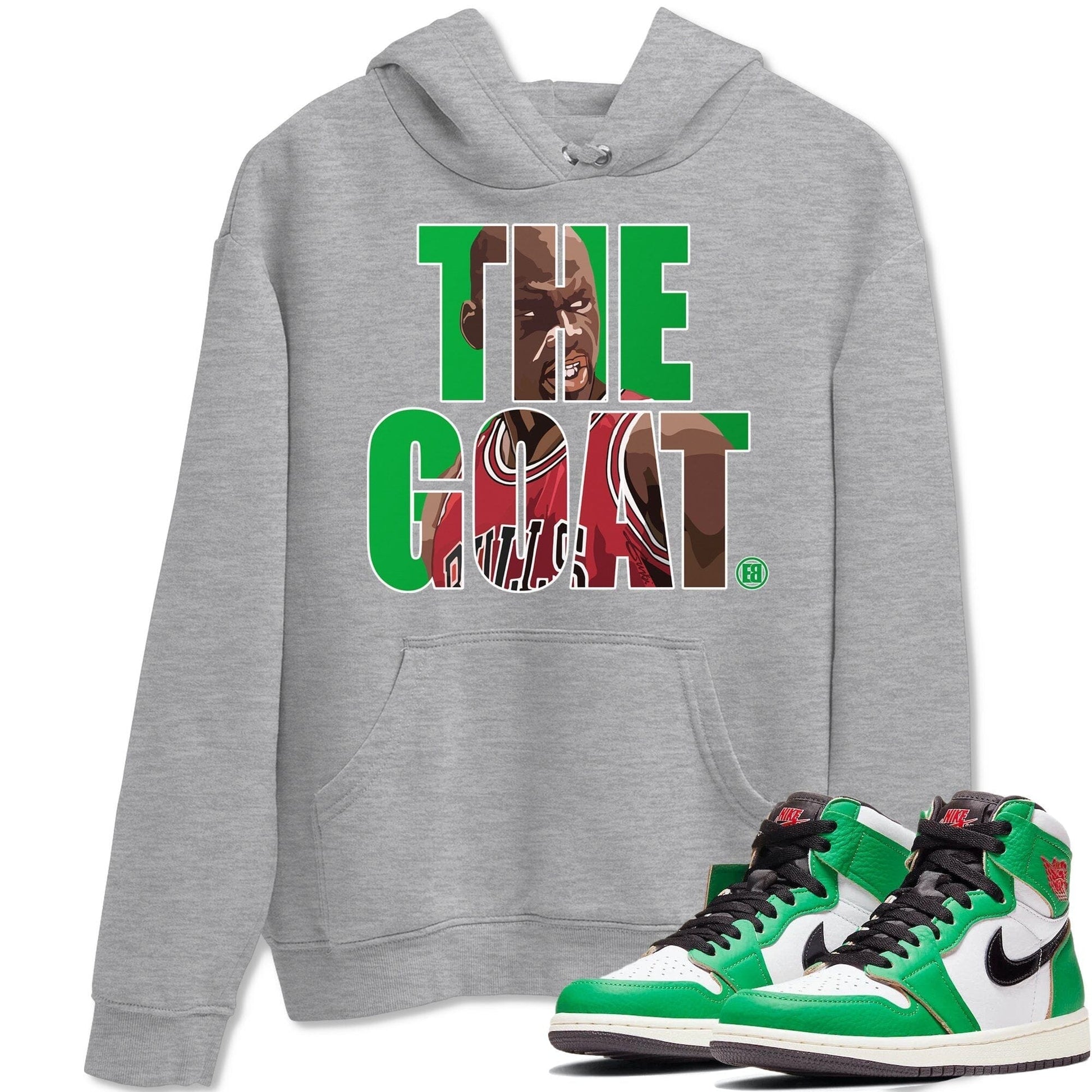 Jordan 1 Lucky Green Sneaker Match Tees The Goat Sneaker Tees Jordan 1 Lucky Green Sneaker Release Tees Unisex Shirts