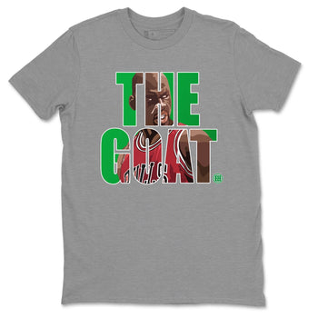 Jordan 1 Lucky Green Sneaker Match Tees The Goat Sneaker Tees Jordan 1 Lucky Green Sneaker Release Tees Unisex Shirts