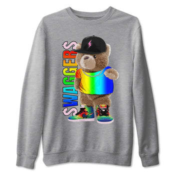 Jordan 1 J Balvin Sneaker Match Tees Bear Swaggers Sneaker Tees Jordan 1 J Balvin Sneaker Release Tees Unisex Shirts