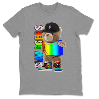 Jordan 1 J Balvin Sneaker Match Tees Bear Swaggers Sneaker Tees Jordan 1 J Balvin Sneaker Release Tees Unisex Shirts