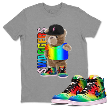 Jordan 1 J Balvin Sneaker Match Tees Bear Swaggers Sneaker Tees Jordan 1 J Balvin Sneaker Release Tees Unisex Shirts